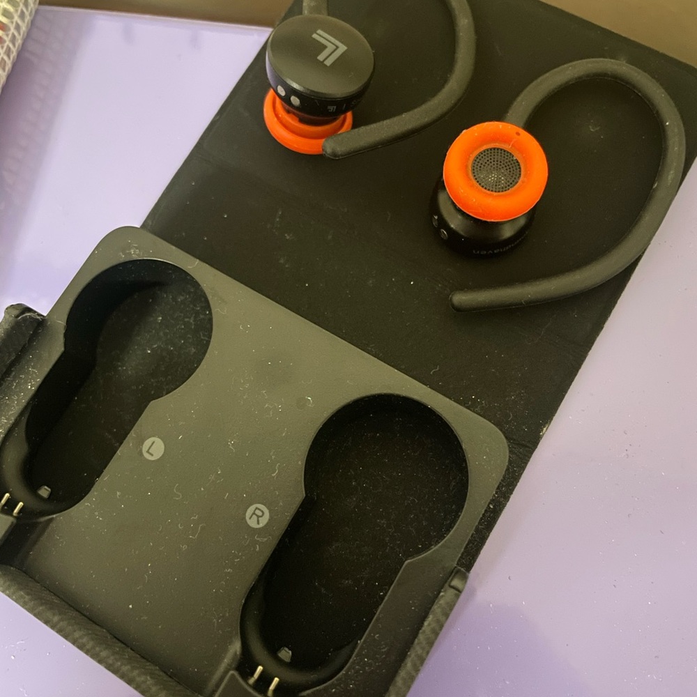 Sharper Image® SoundHaven® Sport True Wireless Bluetooth Earbuds